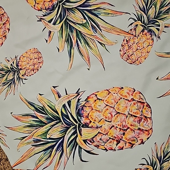 Nwot Electro threads pastel pineapple apron - Picture 2 of 2